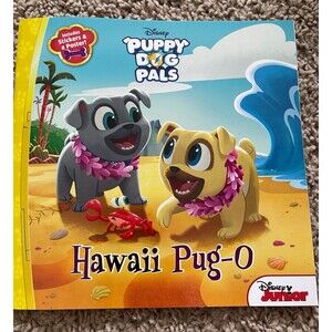 Disney Puppy Dog Palls Hawaii Pug-O Book